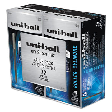 uni-ball® Roller Ball Pen, Stick, Fine 0.7 Mm, Red Ink, Black Matte Barrel, Dozen freeshipping - TVN Wholesale